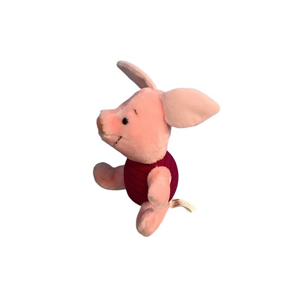 Sears Walt Disney Piglet 6" Plush Doll Winnie the Pooh Stuffed Animal Vintage - Picture 2 of 7